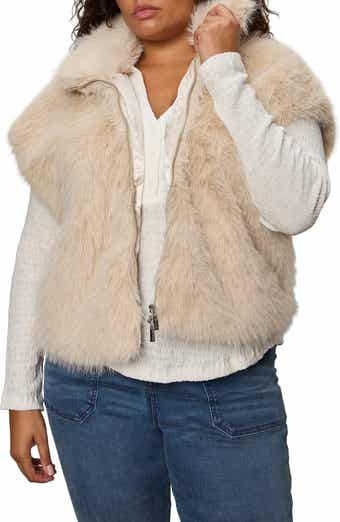 Sanctuary Silky Faux Fur Vest