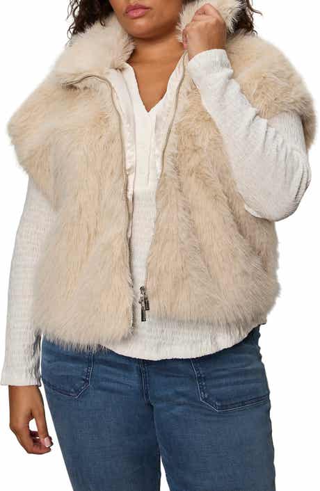 Sanctuary Silky Faux Fur Vest