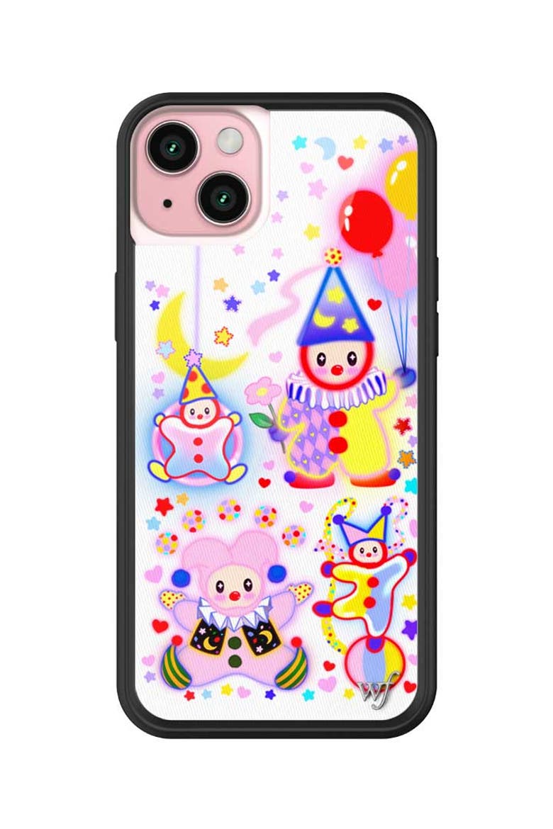 Clown Around iPhone Case, Alternate, color, White