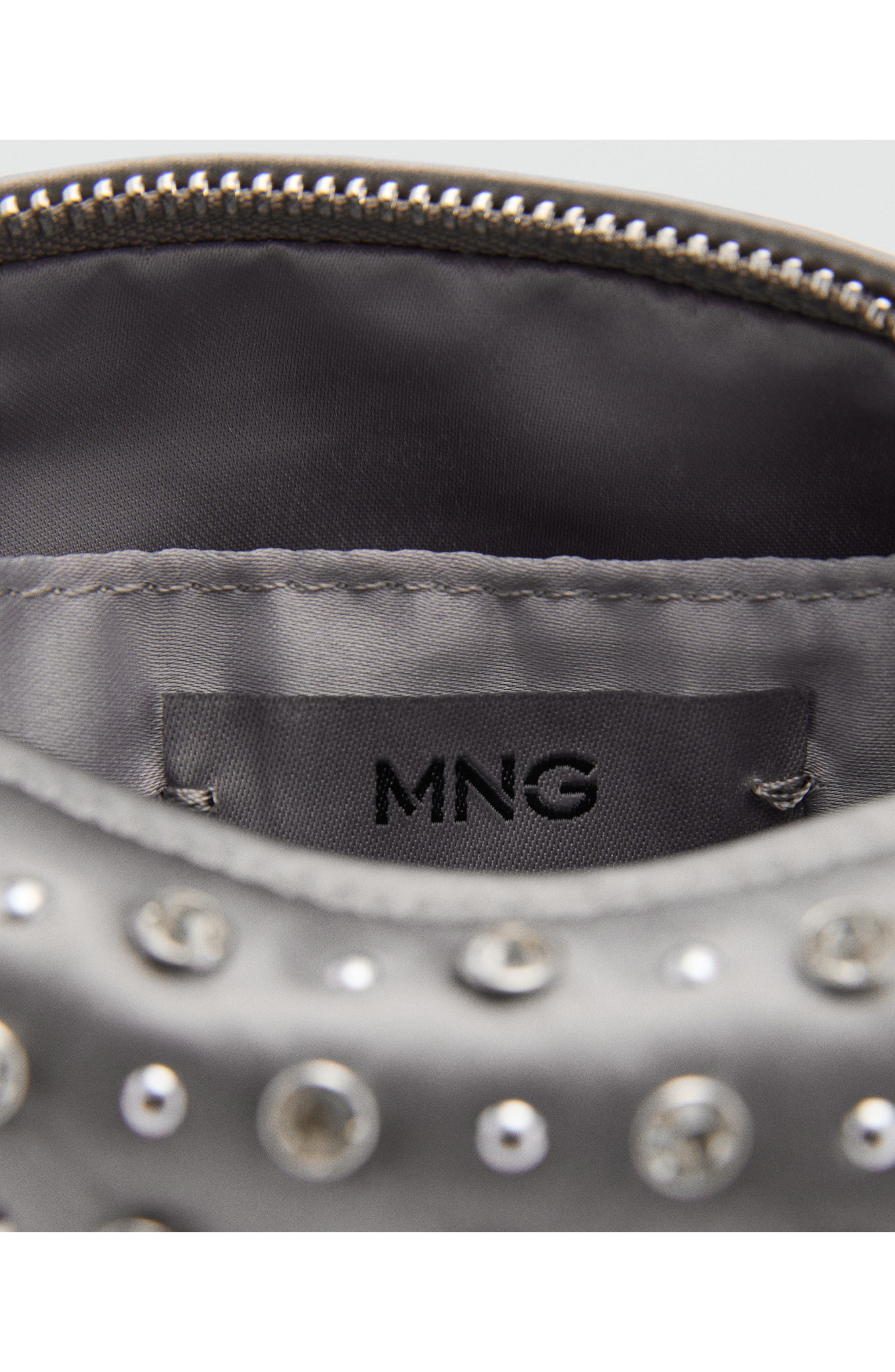 MANGO Beaded Shoulder Bag, Alternate, color, 