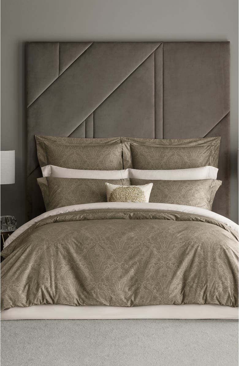 Togas Lavigne duvet cover, Alternate, color, Brown