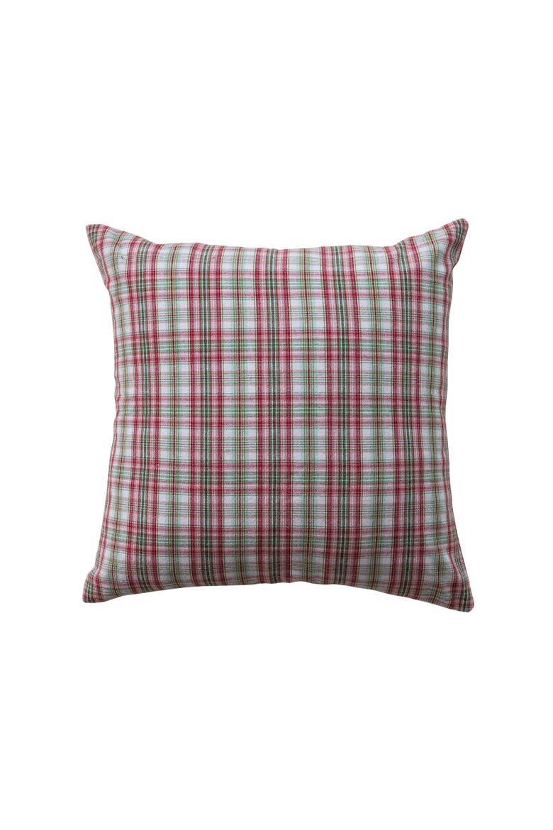 Artisan Plaid Woven Cotton Pillow, Main, color, Multicolor