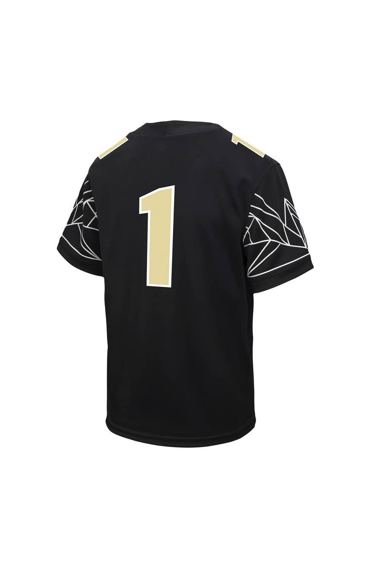 Preschool Nike #1 Black Colorado Buffaloes Untouchable Football Jersey, Alternate, color, Black