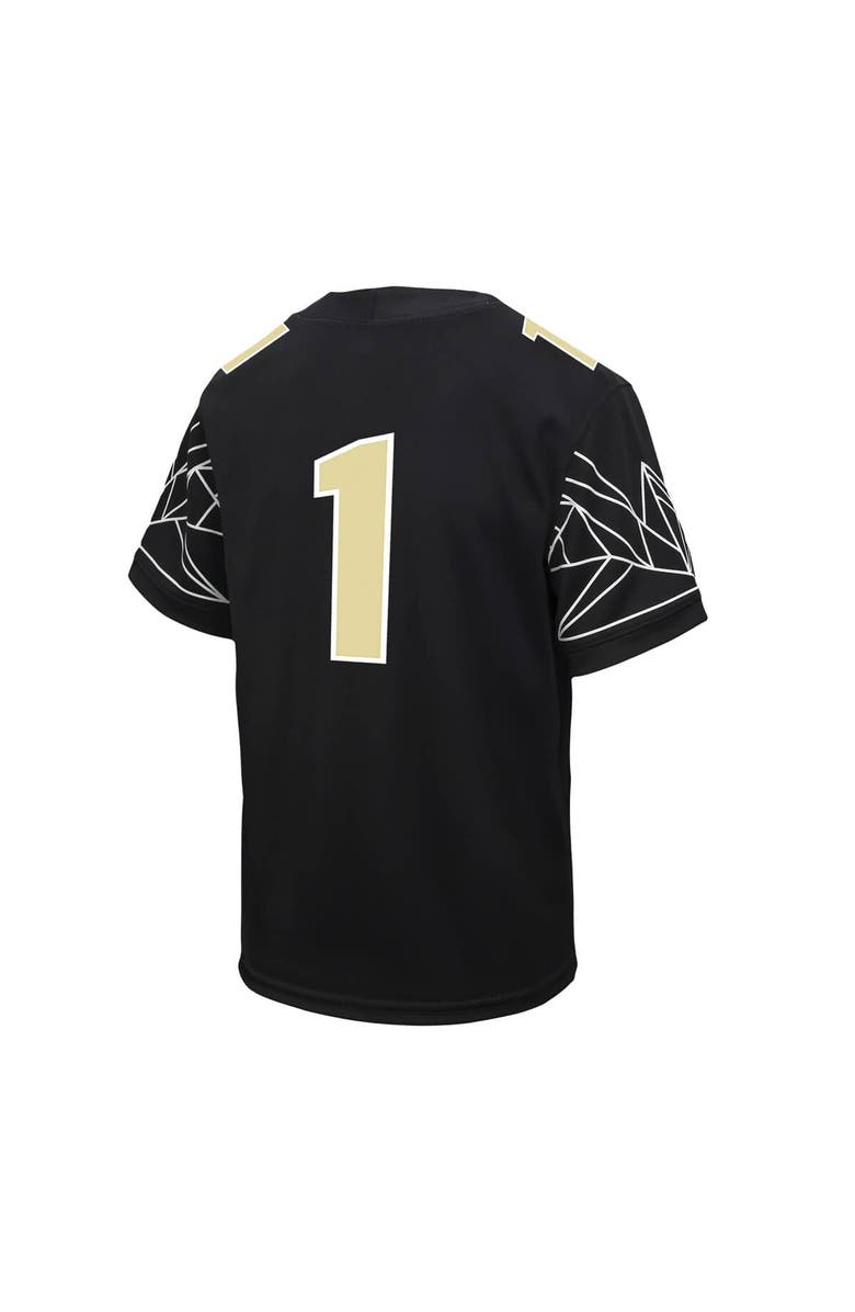 Nike Preschool Nike #1 Black Colorado Buffaloes Untouchable Football Jersey, Alternate, color, Black