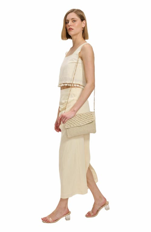 Moda Luxe Celeste Crossbody In Ivory