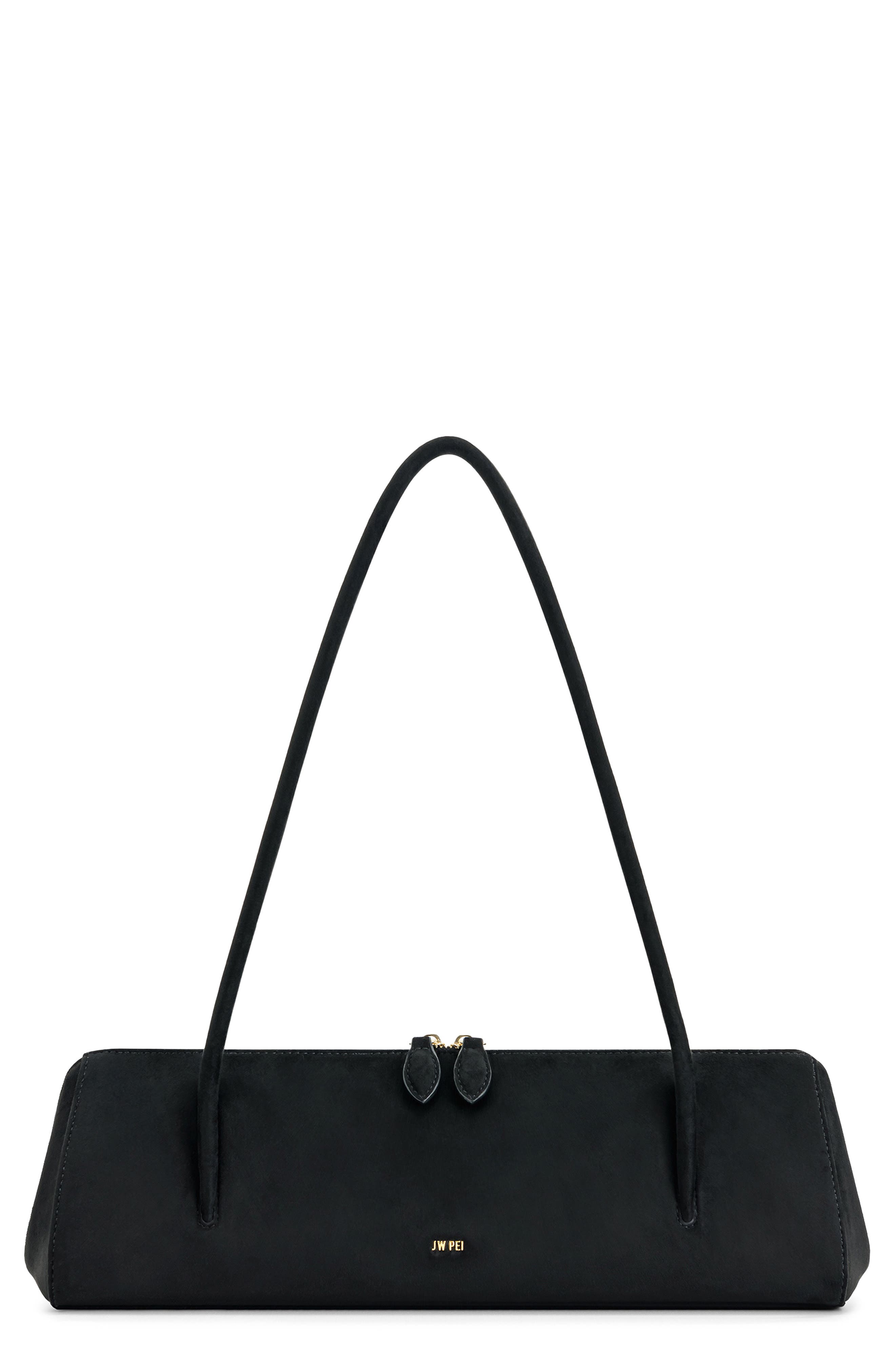 Nova Baguette Shoulder Bag, Main, color, BLACK