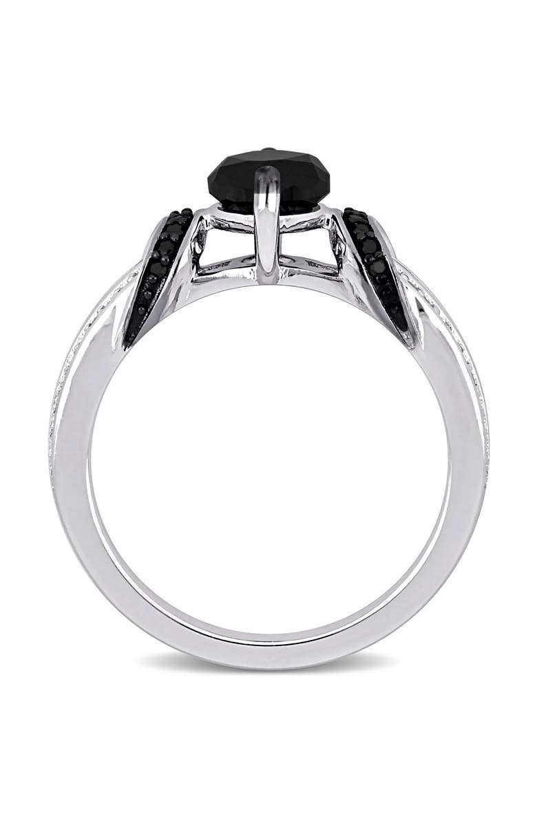 Julianna B. Black & White Diamond Marquise Ring 14k, Alternate, color, Diamond