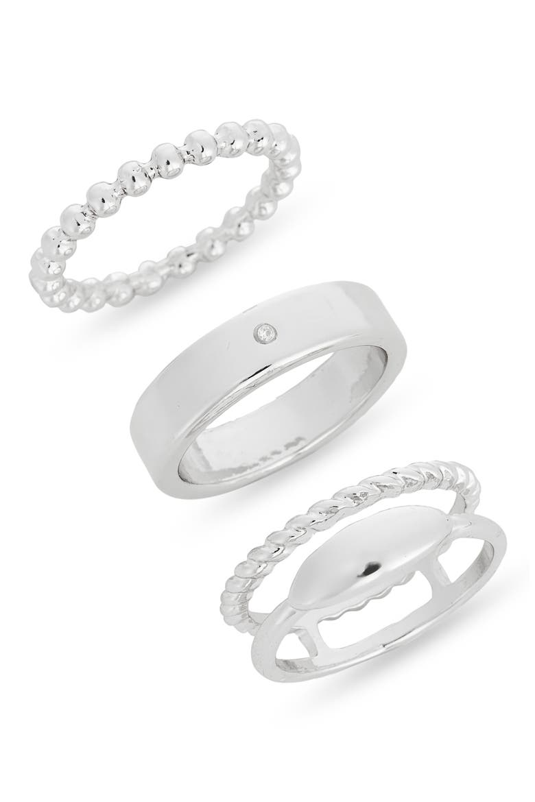 Microdot Rings, Main, color, SILVER