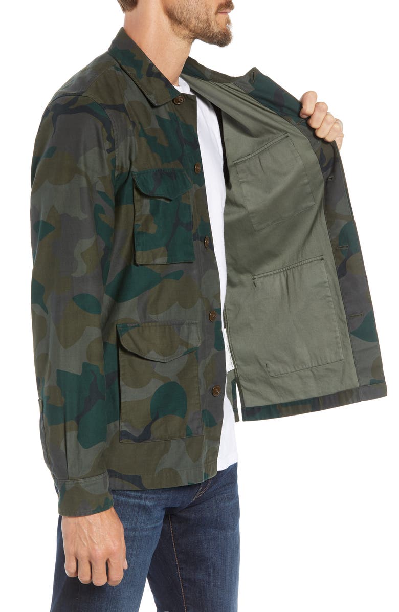 Bonobos Four-Pocket Slim Fit Military Jacket, Alternate, color, 