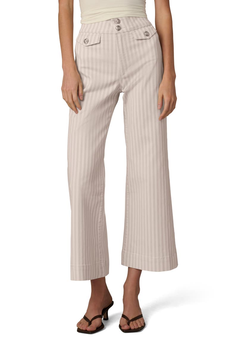 The Ellia Ankle Wide Leg Pants, Main, color, NATURAL STRIPE