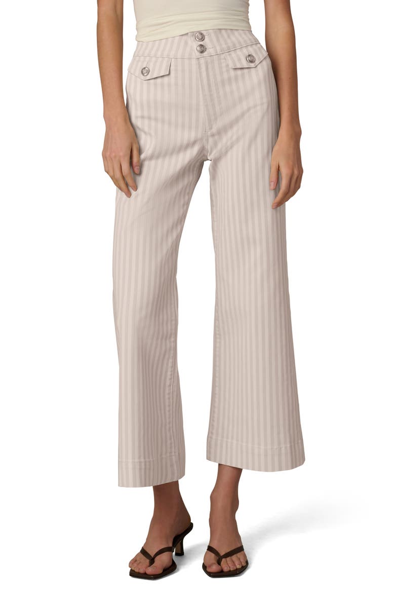 Joe's The Ellia Ankle Wide Leg Pants, Main, color, Natural Stripe