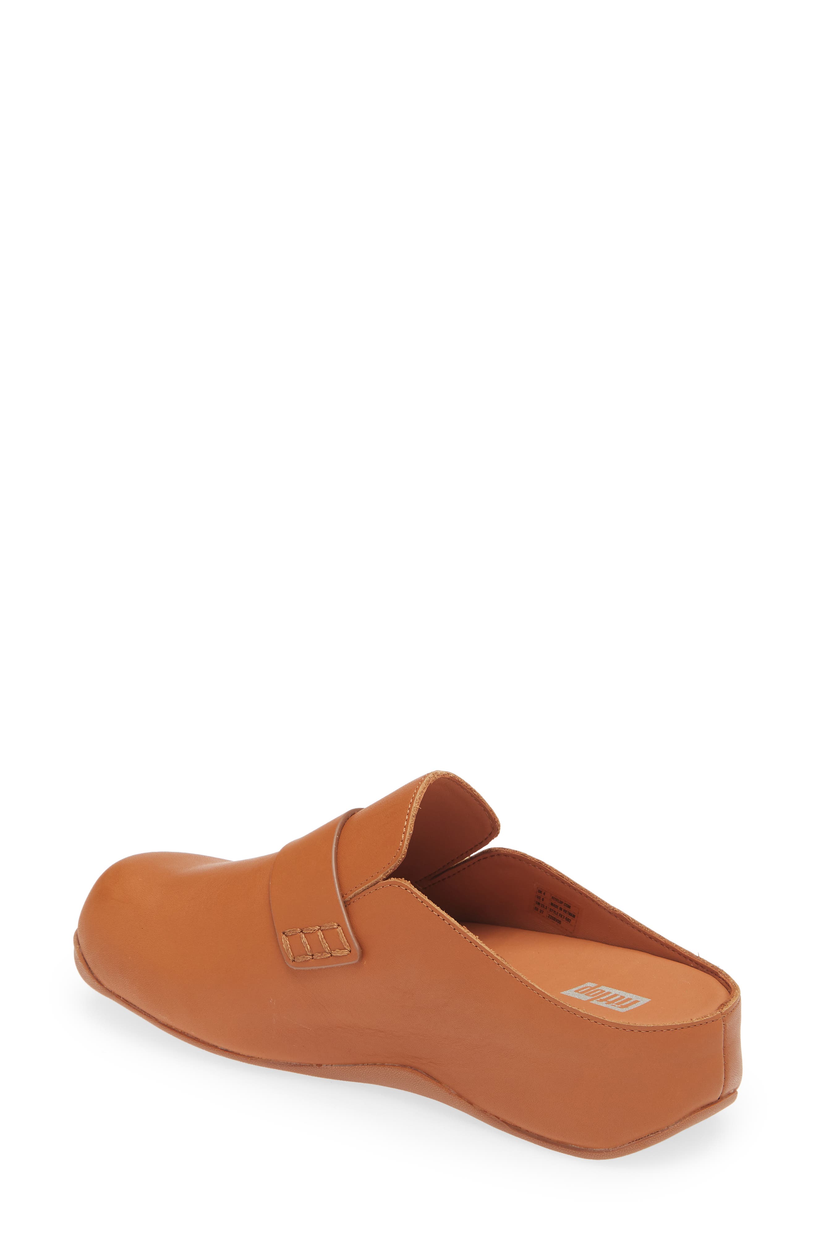 FitFlop 'Shuv' Buckle Strap Leather Clog, Alternate, color, 