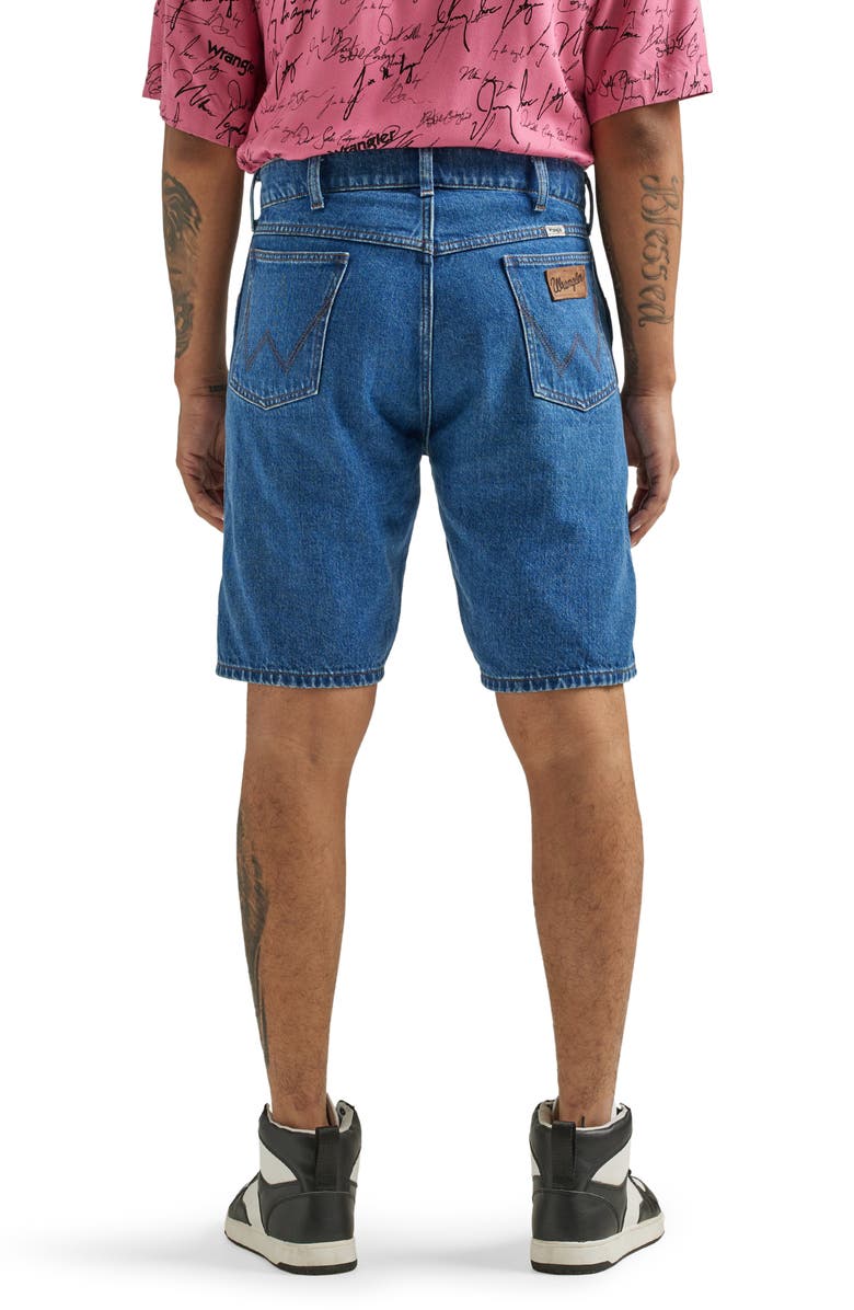 Wrangler Relaxed Fit Denim Jorts, Alternate, color,