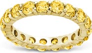 Sterling Forever Gracie Cubic Zirconia Eternity Ring
