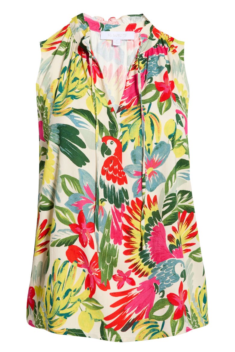 Wissa Tropical Print Top, Alternate, color, BRIGHT-MULTI