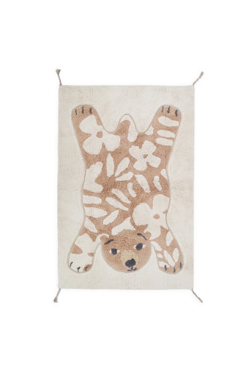 Nattiot Flowerbear Rug, Main, color, Multi