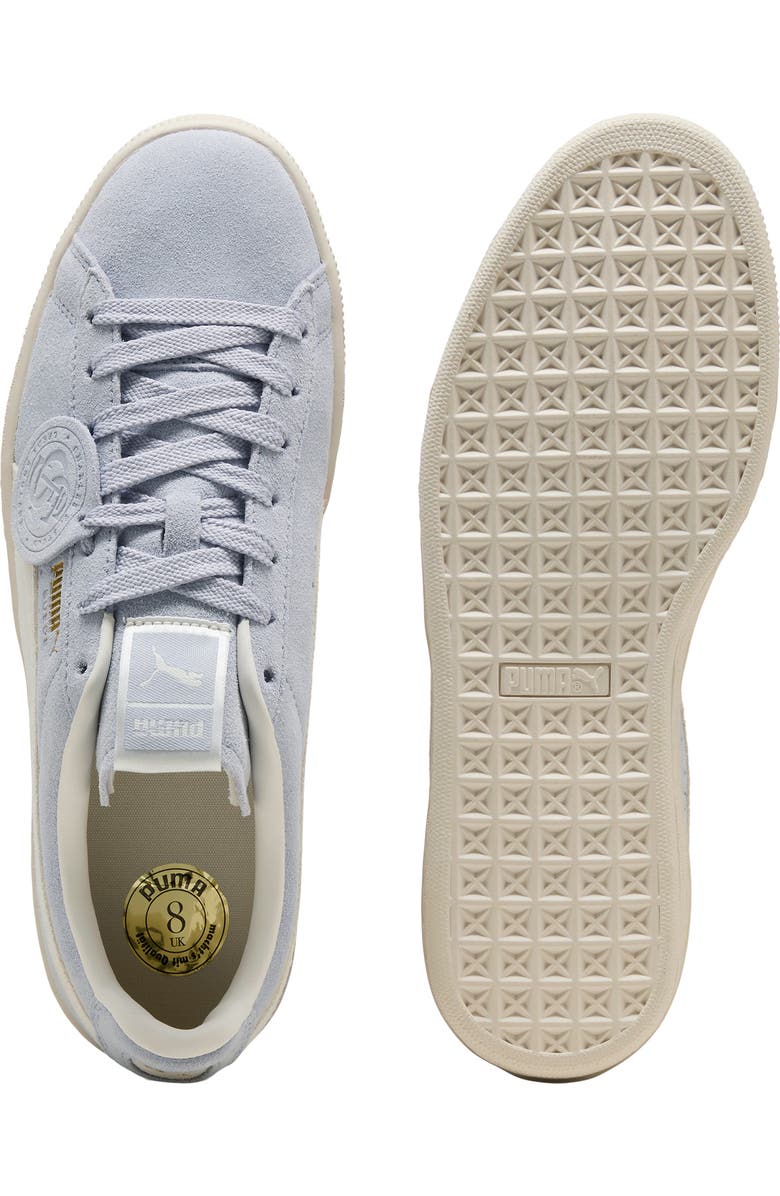 PUMA Charles F. Stead Suede Sneaker, Alternate, color, Snow Mountain Blue/ Ivory