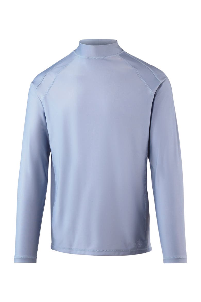 Long Sleeve Active Sun & Swim Shirt, Alternate, color, Moon Dust