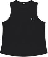 Dalix Butterfly Cotton Jersey Tank