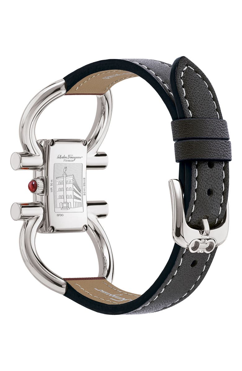 FERRAGAMO Double Gancini Bracelet Watch, 13.5mm x 23.5mm, Alternate, color, 