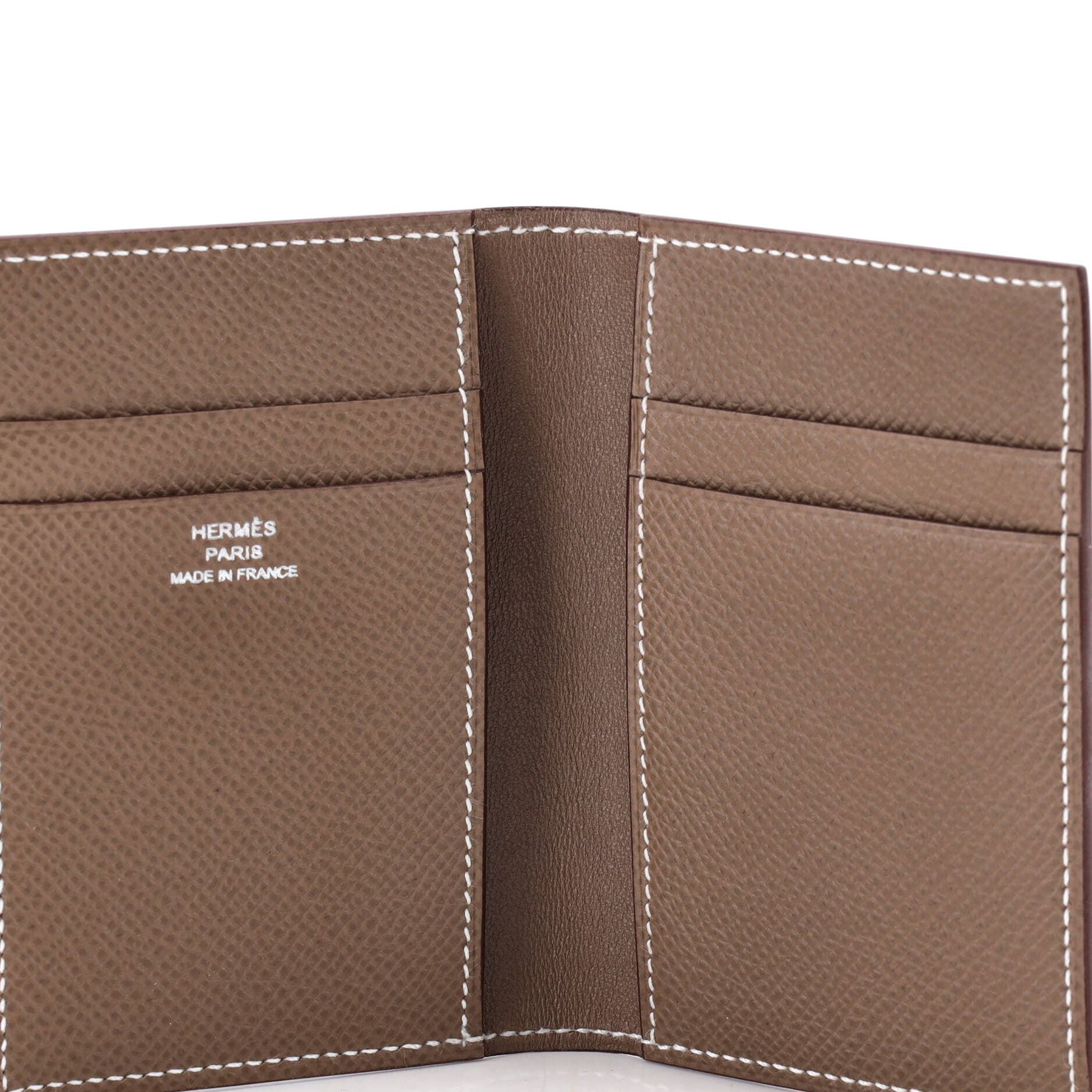 MC2 Euclide Card Holder Case Leather, Alternate, color, Etoupe
