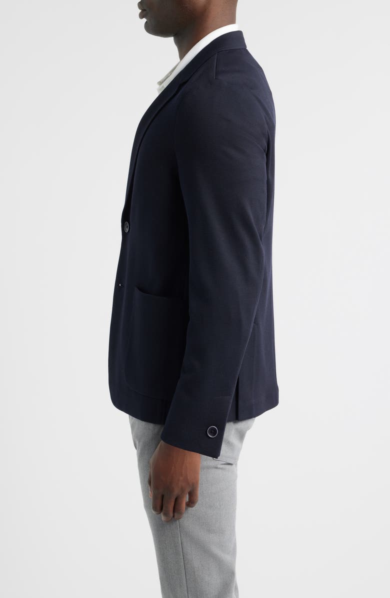 Robert Barakett Futimo Textured Knit Navy Blazer, Alternate, color, Dark Caspian