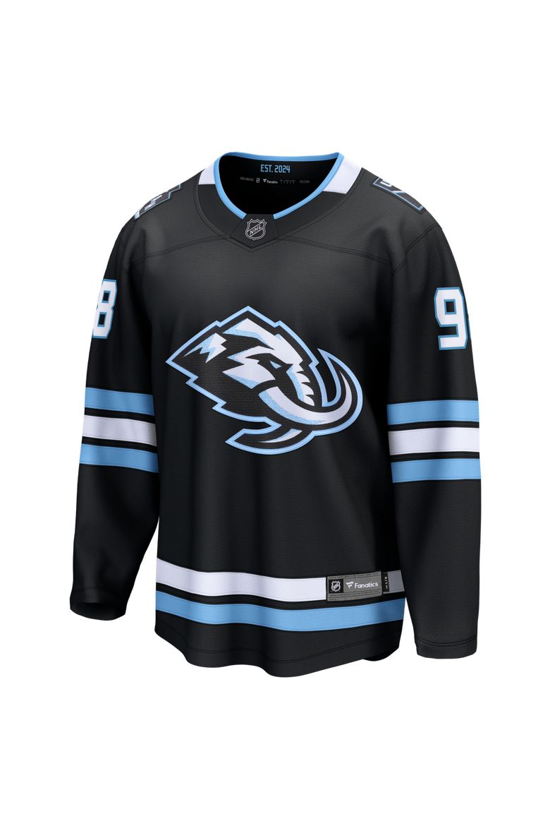 Men's Fanatics Mikhail Sergachev Black Utah Mammoth Home Breakaway Player Jersey, Alternate, color, Black