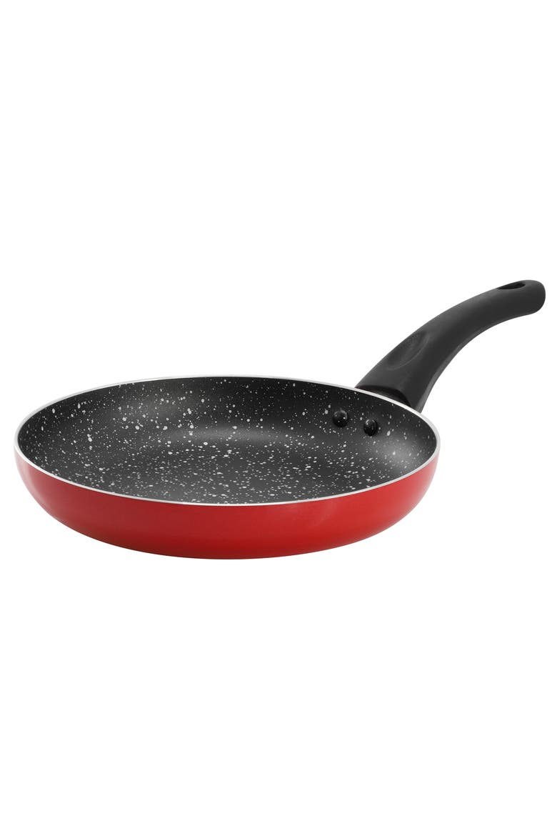 Luneta Nonstick Aluminum 8 Inch Frying Pan, Main, color, Red