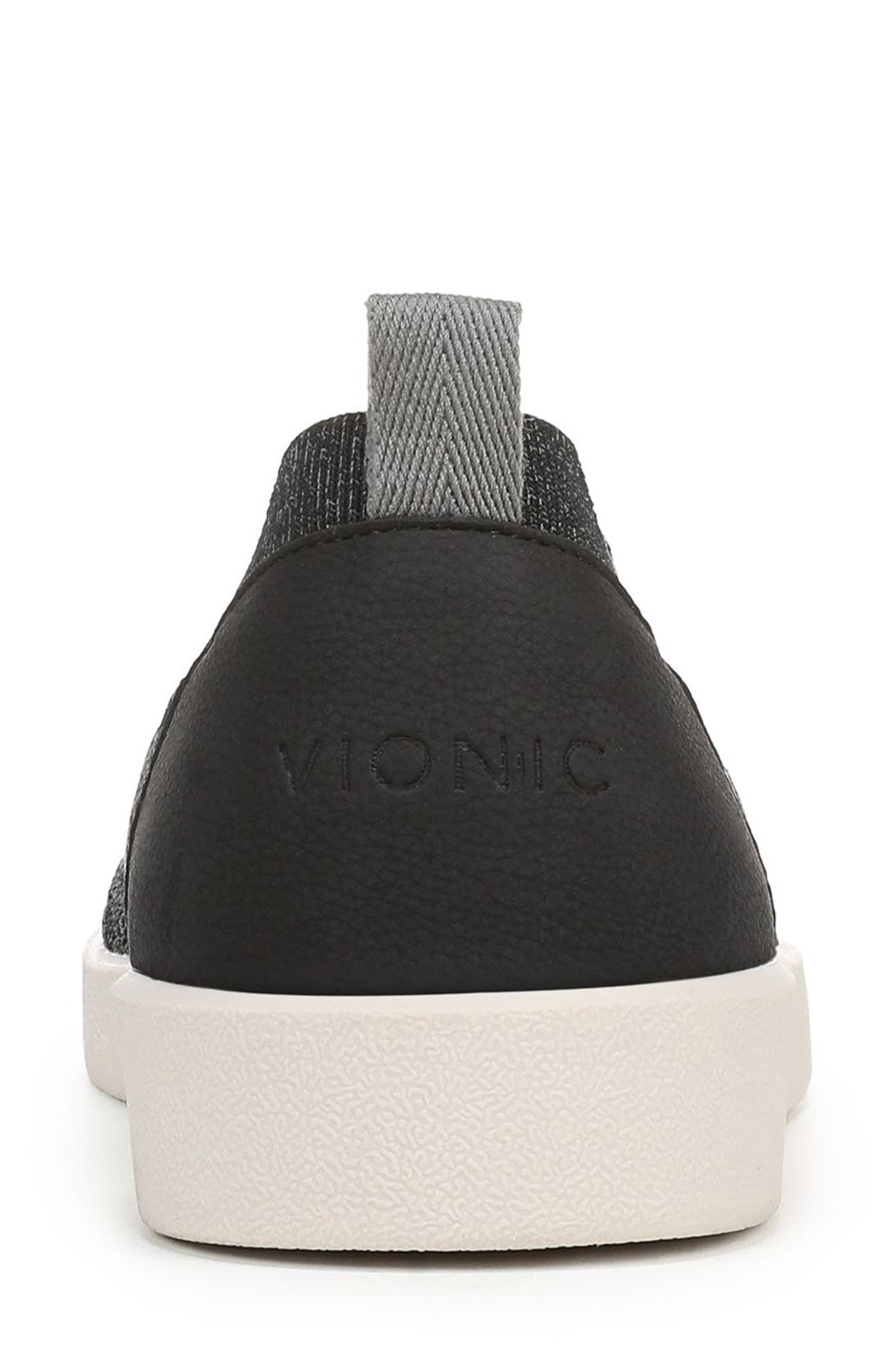 Vionic Elda Knit Slip-On Sneaker, Alternate, color, Black Knit