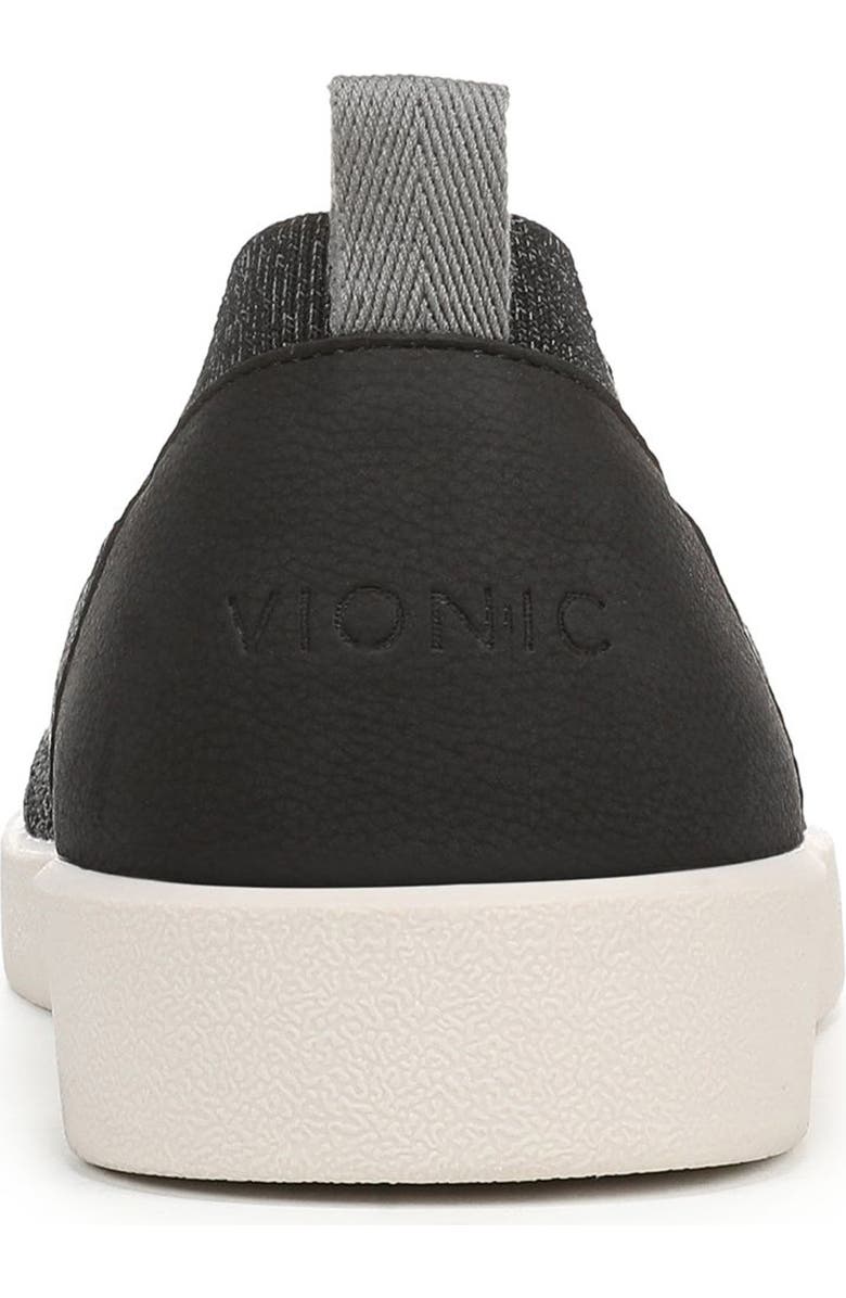 Vionic Elda Knit Slip-On Sneaker, Alternate, color, Black Knit