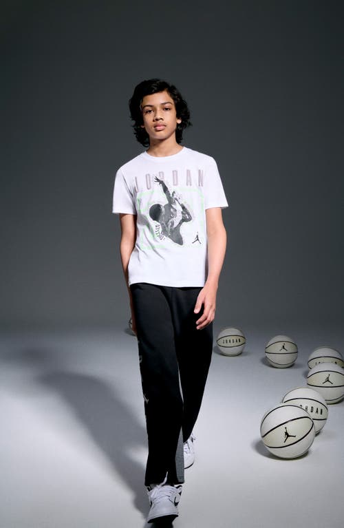 Jordan Big Kids' Future Flight Fleece Pants In Black