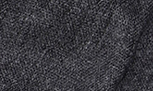 Saachi Wool Blend Fringe Scarf In Charcoal