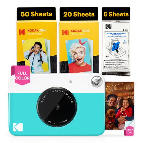 Instant Camera + 75 Photo Sheets