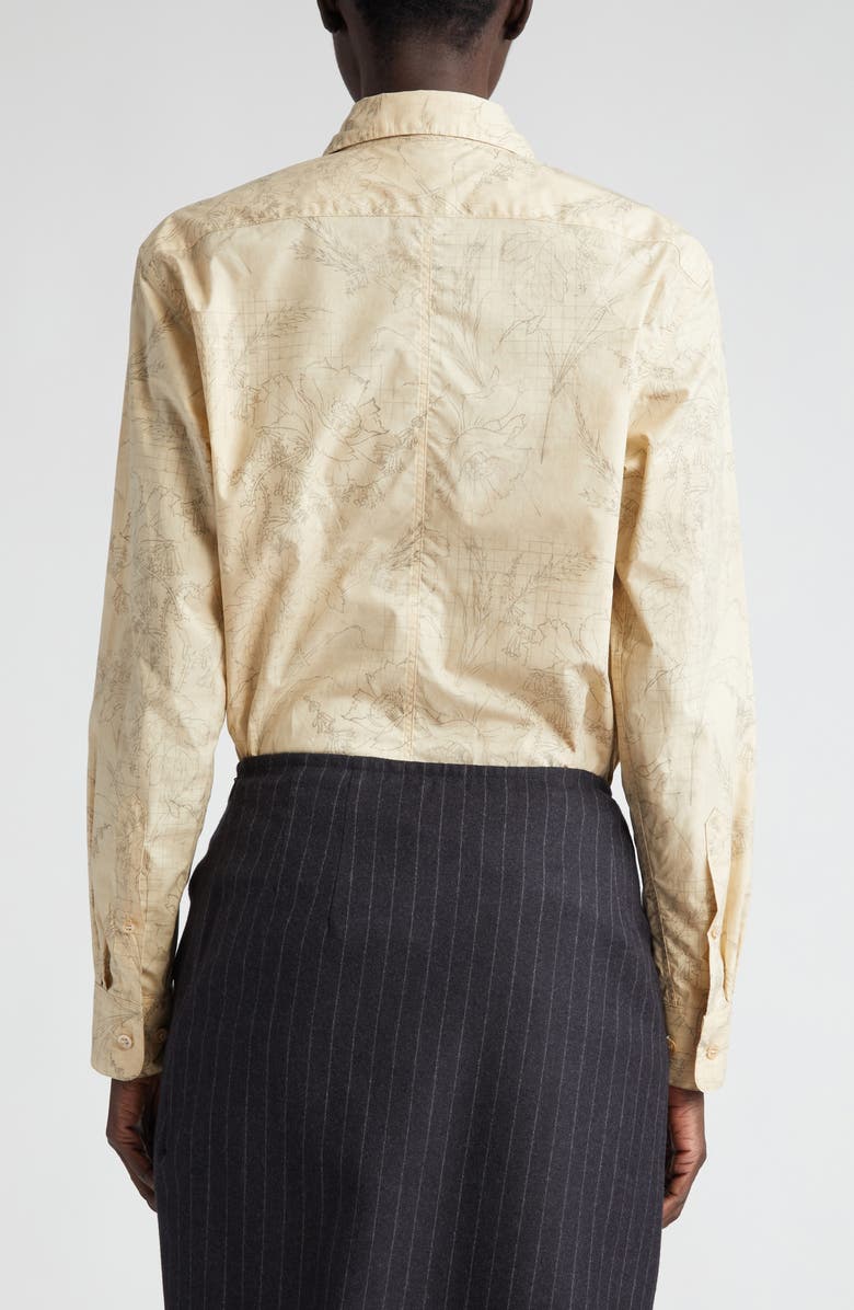 Dries Van Noten Women's Clavelly Floral Button-Up Shirt, Alternate, color, 