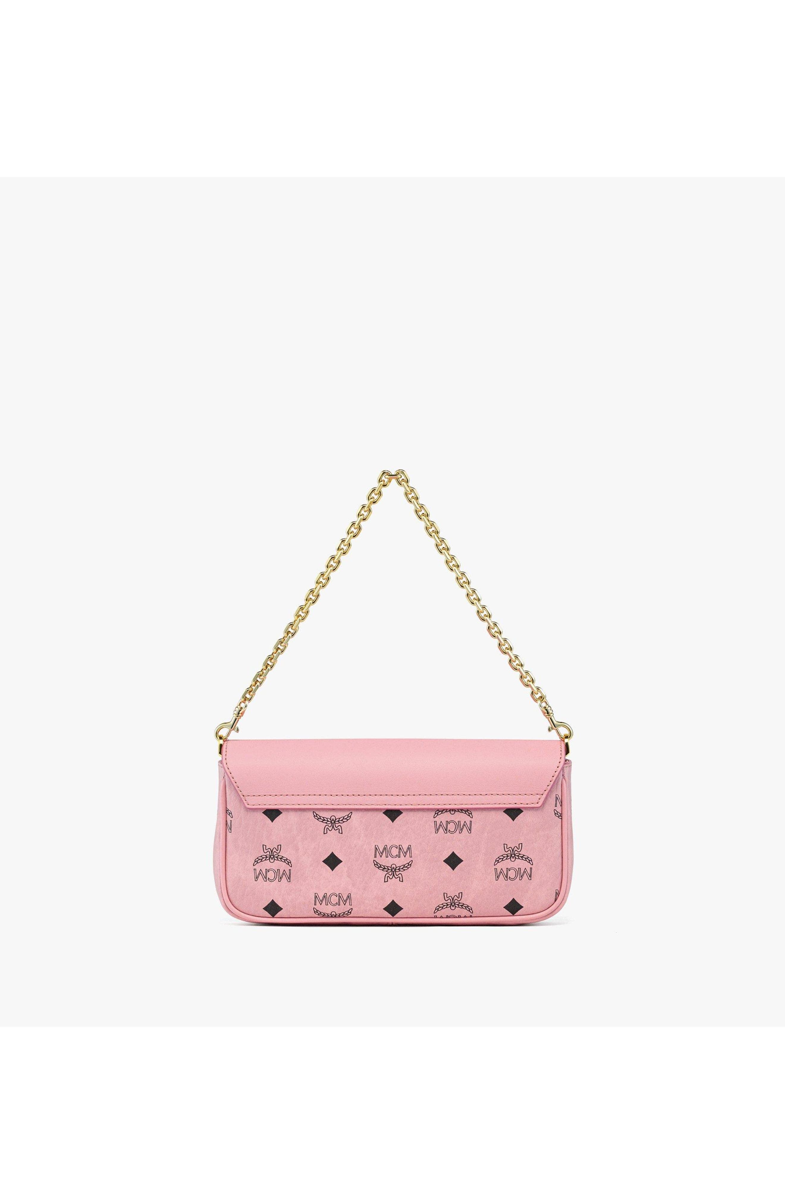 Mini Tracy Crossbody in Visetos Leather Mix, Alternate, color, Soft Pink