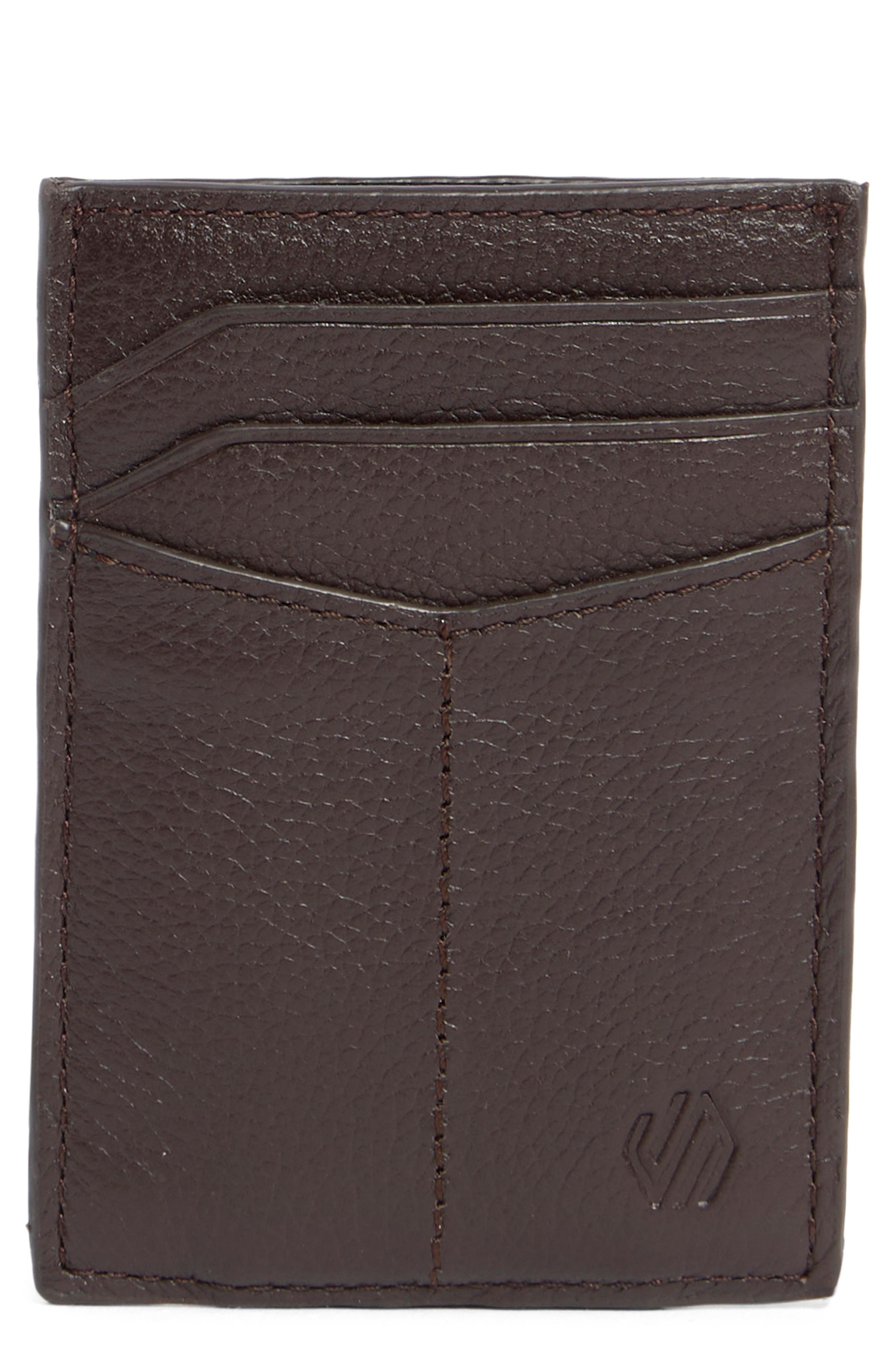 Johnston & Murphy Pebbled Leather Cardholder Wallet