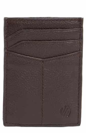 Johnston & Murphy Pebbled Leather Cardholder Wallet