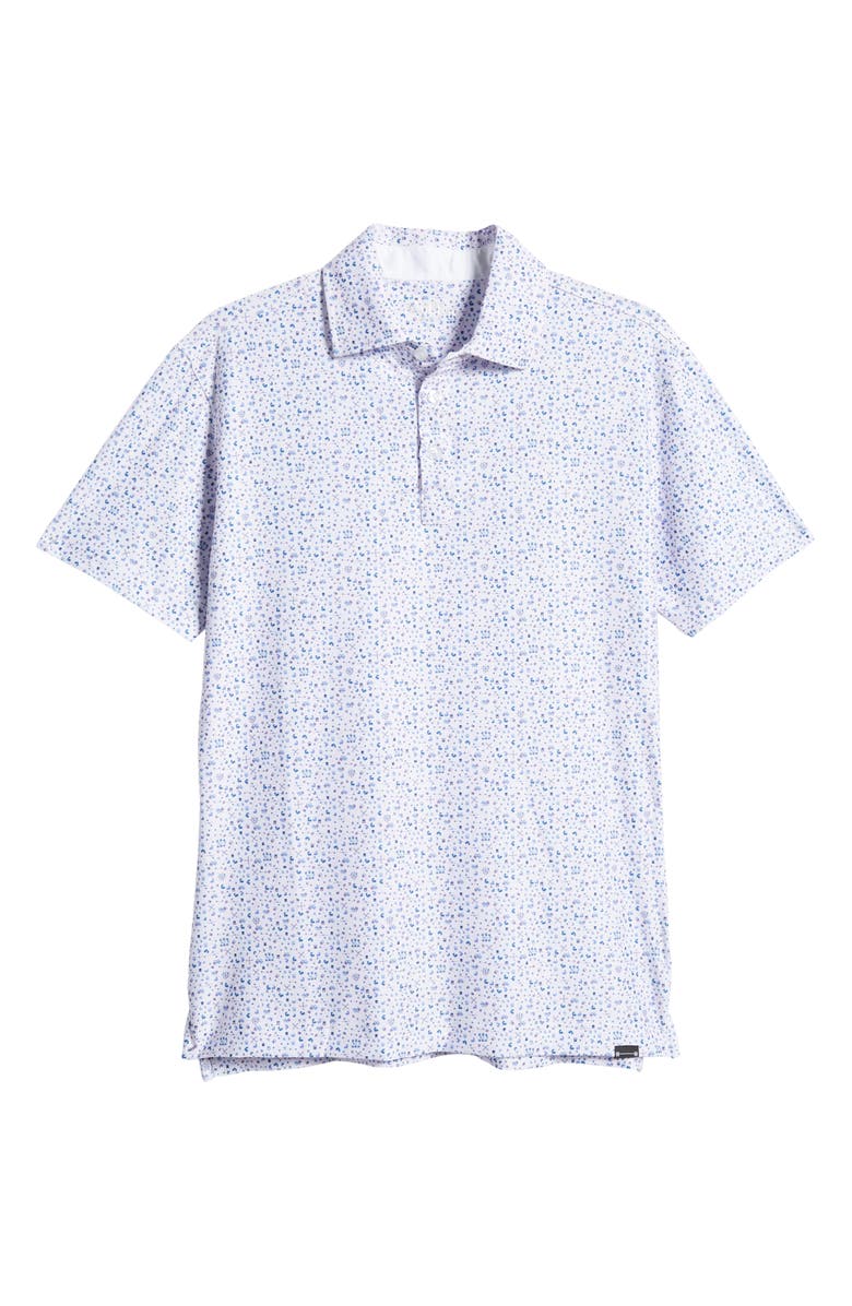 Barbell Apparel Men's Compound Print Performance Polo, Alternate, color,