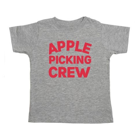 Apple Picking Crew Short Sleeve T-Shirt (Baby, Toddler, Little Kid & Big Kid)