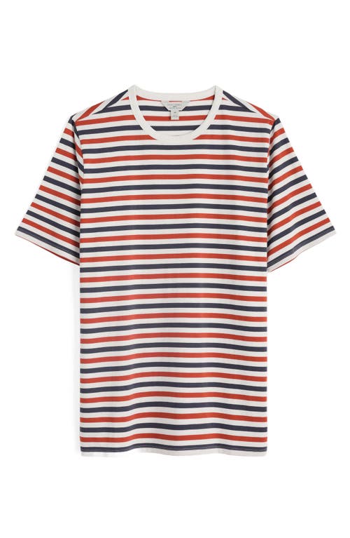 Seasalt Cornwall Seven Seas Sailor Stripe T-shirt In Pink