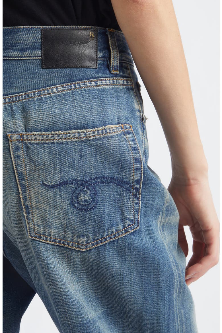 Venti Baggy Wide Leg Jeans, Alternate, color, BLEEKER INDIGO