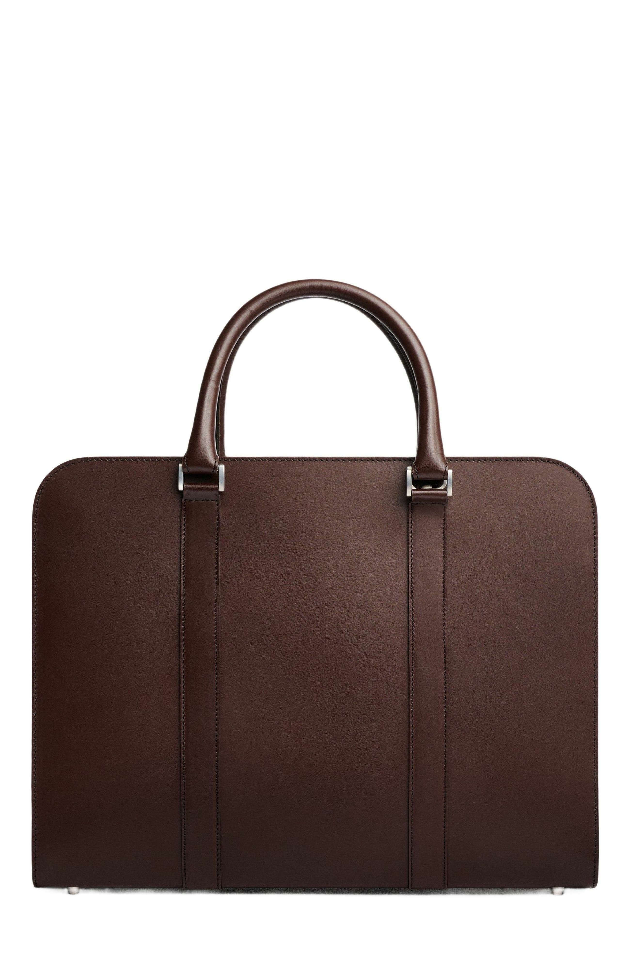 Palissy Briefcase, Alternate, color, Chocolate