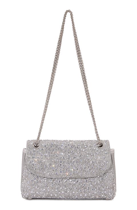 Rhinestone Pavé Crossbody Bag