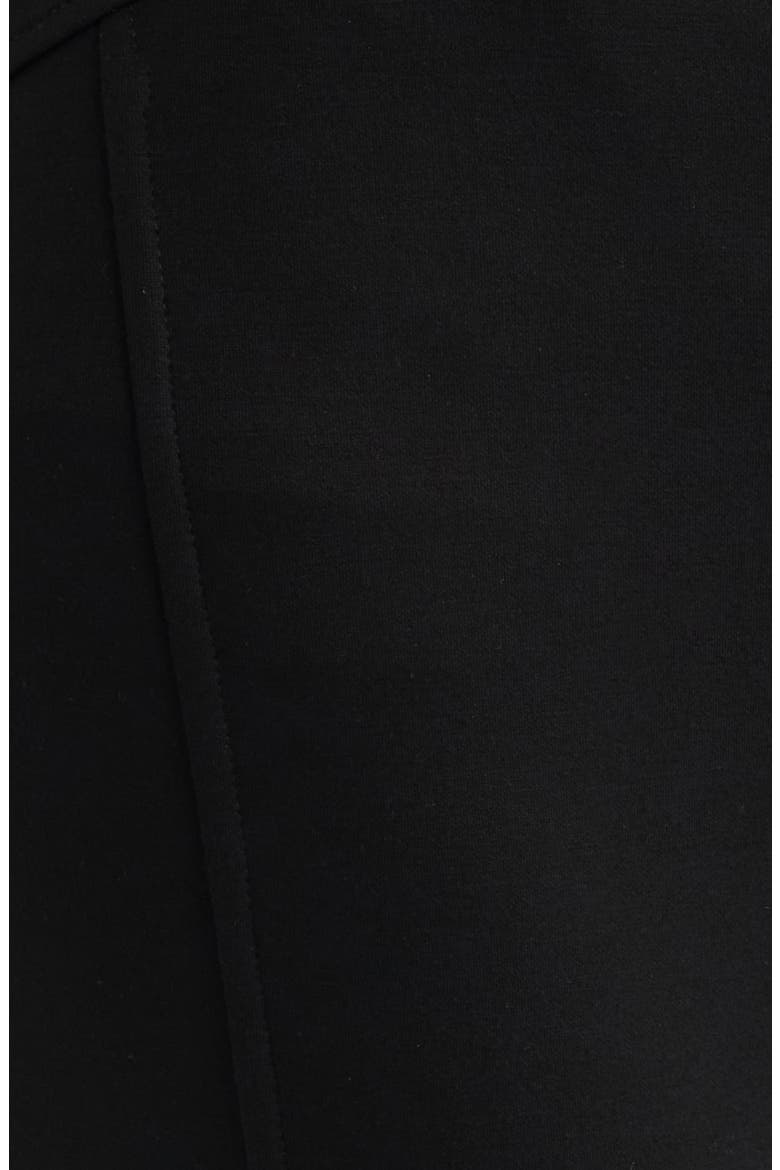 High Waist Straight Leg Pants, Alternate, color, BLACK