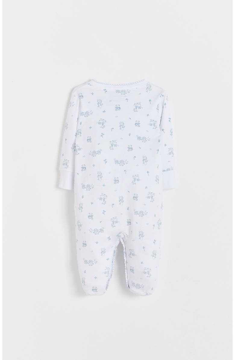 Babycottons Little Panda Front-Snap Footie for Infant, Alternate, color, Grey