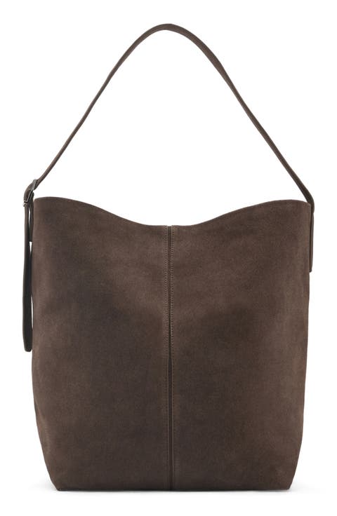 Suede Shopper Bag