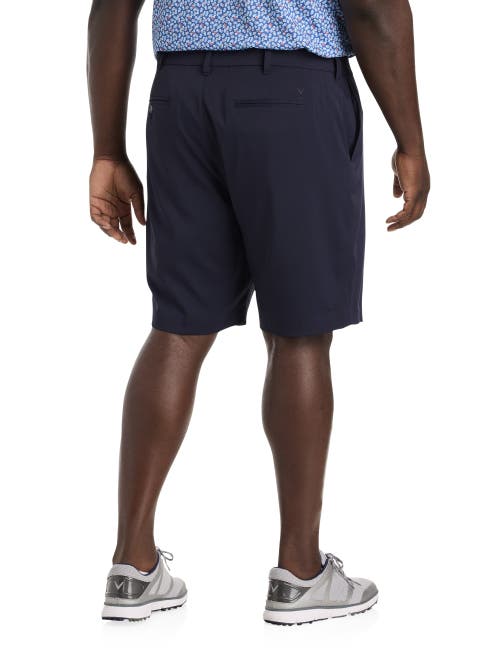 Callaway Big & Tall Classic Golf Shorts In Night Sky