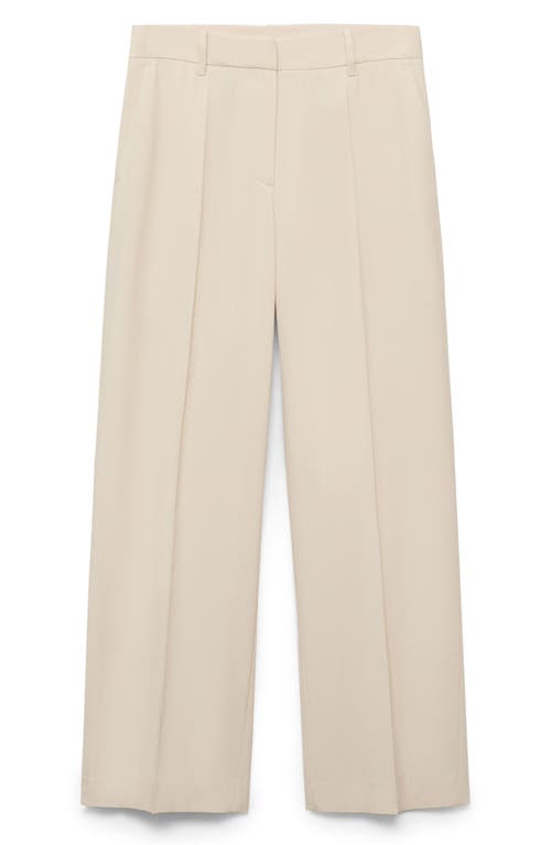 Mango Asymmetrical Draped Top White In White