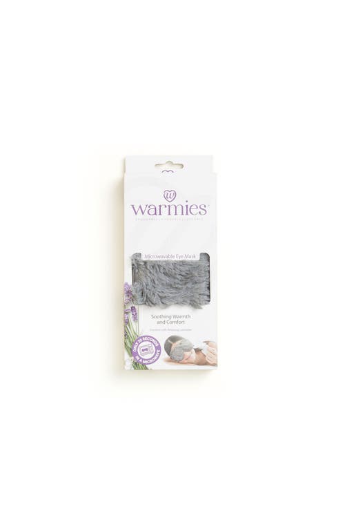 Warmies Plush Eye Mask In Dark Gray