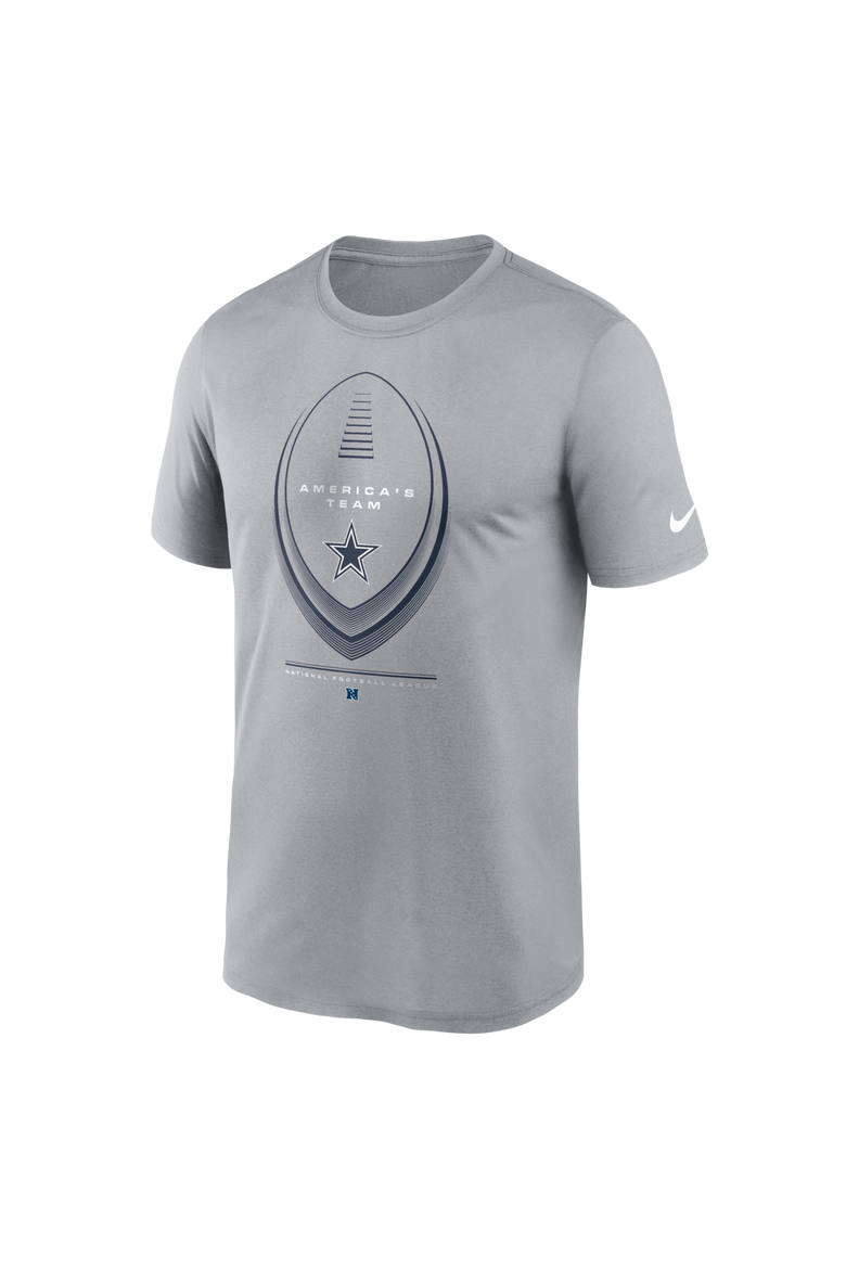 Men's Nike Gray Dallas Cowboys Legend Icon Dri-FIT T-Shirt, Alternate, color, Gray